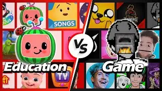 Game YouTubers Vs Education YouTubers - Sub Count [2006 - 2025]