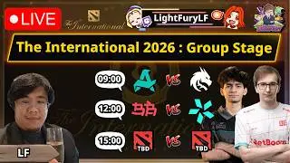 🔴[Dota2] Aurora⚔️Spirit / BB⚔️Pari / ไล่ดูทีมจีน (Bo3)🏆TI15 (TI2026) รอบแบ่งกลุ่ม Day2