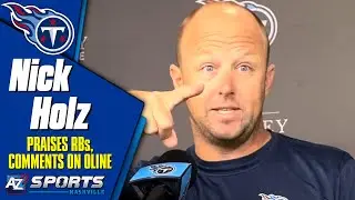 Titans OC Nick Holz praises RBs Tyjae Spears & Tony Pollard, Comments on O-Line