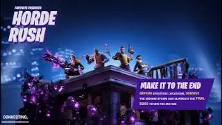 Fortnite Solo Horde Rush