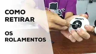 Como retirar os rolamentos dos patins com a chave T