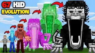 Minecraft But I Evolve 67 KID Phase 99999