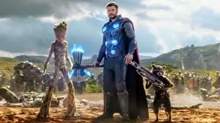 Thanos Infinity stone Vs Thor Stormbreaker(1080p)HD