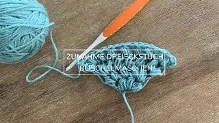 Zunahme Büschelmaschen beim Dreieckstuch