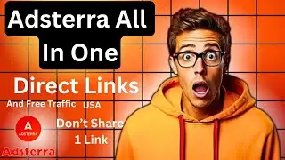 Adsterra All In One Link Don't Share 1 Link And Free Traffic From USA | Adsterra Earning Tricks
