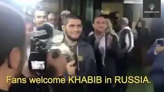 Russian fans reacts to Khabib Nurmagomedov victory in UFC (Ft PUTIN)
