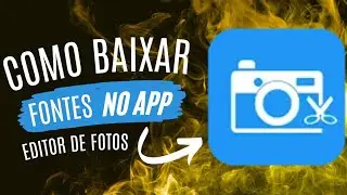 COMO BAIXAR FONTES NO APP EDITOR DE FOTOS.. #celular PELOCELULAR