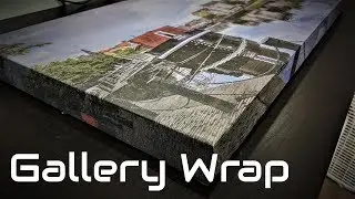 How To Make A Gallery Wrap Picture Frame