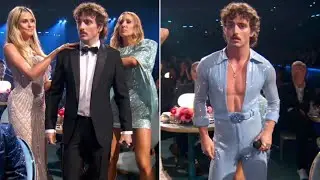 Benson Boone's Wild Striptease at the 2025 Grammys! (Heidi Klum & Nikki Glaser Join the Fun!)