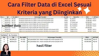 Cara Filter Data di Excel | Cara Filter Data di Excel Dengan Cepat