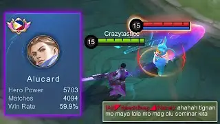 THIS IS HOW TO DESTROY AN ARROGANT TRASHTALKER NANA USING ALUCARD!!! | MLBB