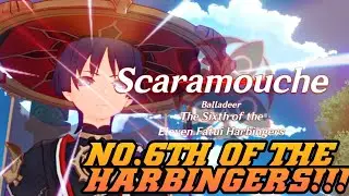 SCARAMOUCHE Attacking Mona,Fishcl and MC || Scaramouche Genshin Impact  6th of the Harbingers