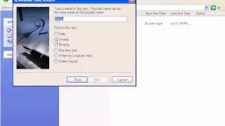 Schedule a Weekly Defragmentation in Windows XP