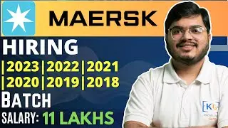 MAERSK TECHNOLOGY Off Campus Drive for 2023, 2022, 2021, 2020, 2019 and 2018 Batch | Hiring | IT Job
