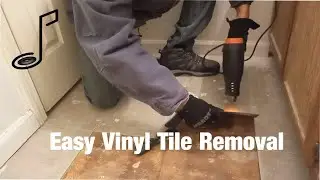 Easy Vinyl Tile Removal🛠🏠 - DIY Projects
