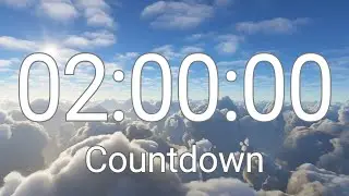 2 Hour Timer with Relaxing Music and Alarm