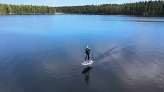 Waydoo Flyer One+ e-foil - tracked by a Mavic Air 2 in spotlight mode