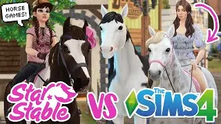 THE SIMS 4 HORSES vs STAR STABLE HORSES 🐴