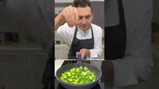 SHRIMP AND ZUCCHINI RISOTTO 🦐🥒🍋  pure creaminess and freshness #shorts #recipe #asmr