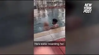 Antonio Brown Pool Video