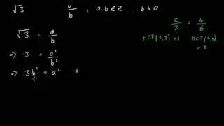 Proof by contradiction that the square root of 3 is irrational