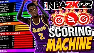 GAME BREAKING BEST SCORING MACHINE BUILD in NBA 2K22! | RARE DEMIGOD BUILD IN NBA2K22!😱