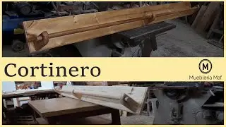 Cortinero de Madera, Facil y Rapido