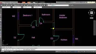AutoCAD add Text in building plan  Part 3