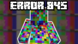 So I played Minecraft ERROR 845...