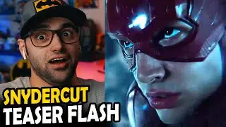 VIAJOU NO TEMPO? REAÇÃO TEASER TRAILER FLASH SNYDERCUT