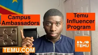 How To Become An TEMU Campus ambassador/ Influencer