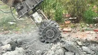 Drum cutter Practical On-site Test from Wolver Machinery