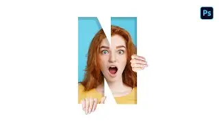 CÓMO crear LETTER PORTRAIT EFFECT DESIGN - ADOBE PHOTOSHOP - TUTORIAL💯