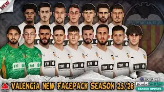 Valencia New Facepack Season 2025/26 - PES 2021 & Football Life 2025