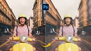 Create Zoom Effect In Photoshop #photoshoptutorial