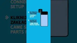 Portal części zamiennych CAME w aplikacji Connect Setup