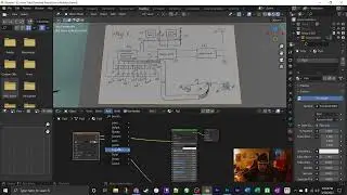 Making an Image Texture Into a Blueprint QUICK TIP - Blender Tutorial