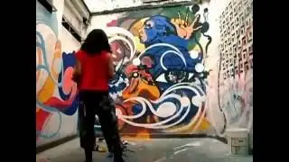 Mural Time Lapse by Yeasua Lara Martinez 2009