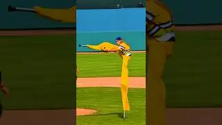 This Baseball Player Is Over 10 Feet Tall! 😱⚾
