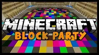 Нуб проходит мини игру block party в майнктафте на сервере VimeWorld