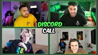 LosPollosTV And Adin Discord Call Ft. XQC, Lacy, Cuffem, Konvy And More