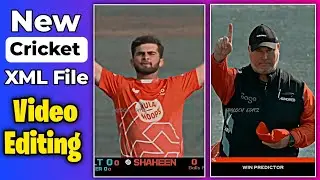 New Trending XML File Cricket Video Editing 2023 | How to edit Cricket Videos 2023
