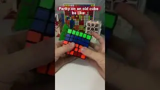 POV: You do parity on an old cube 💀 