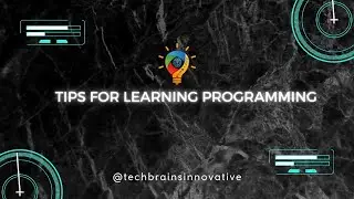 tips for learning programming