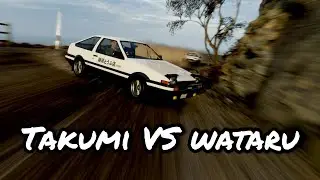 I recreate wataru's Levin AE86 VS Takumi's GT APEX AE86 in Forza Horizon 4