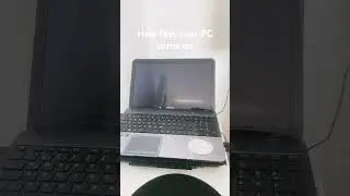 How fast your pc turns on