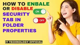 How to Enable or Disable Security Tab in Folder Properties in Windows 10