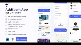 AddEvent (iOS UI Kit Swift UI ) Promo Video