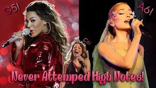 FAMOUS SINGERS | Vocals They NEVER Did Live!! (A4 - A6 | Pt. 2)