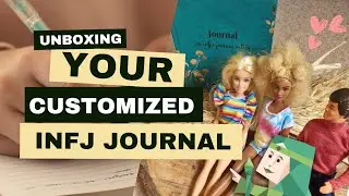 unbox my customized journal for INFJ personality types 💫❣️ #infj #infjpersonality #journaling